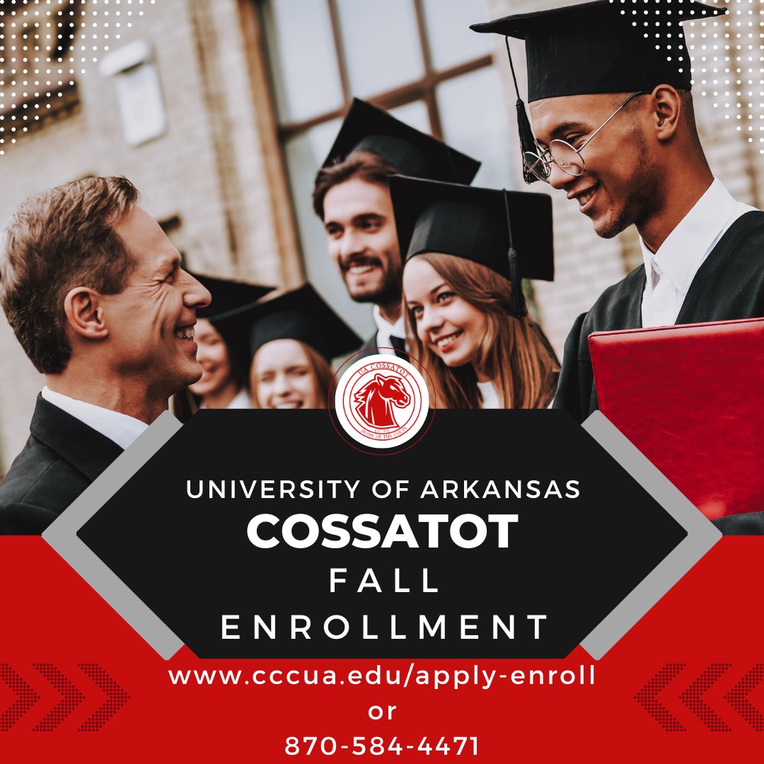 UACossatot (@uacossatot) on Twitter photo <a href="/UACossatot/">UACossatot</a> is accepting applications for the Fall semester! Don't let another year pass you by! Join the <a href="/UACossatot/">UACossatot</a> family today! Classes begin August 15! <a href="/UACossatot/">UACossatot</a> is accepting applications for the Fall semester! Don't let another year pass you by! Join the <a href="/UACossatot/">UACossatot</a> family today! Classes begin August 15!