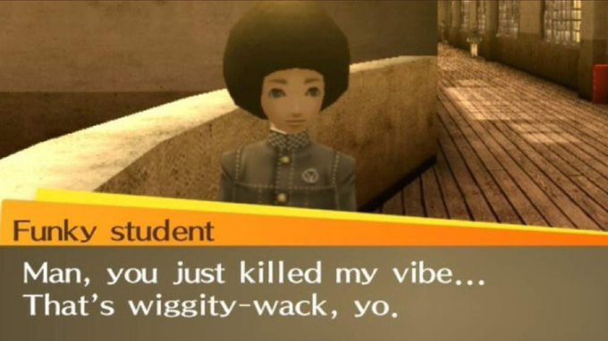 PersonaOfTheDay's tweet photo. The Persona Character Of The Day is Funky Student from Persona 4. #FunkyStudent #Persona4 #Persona #SMT https://t.co/eO3D5tdifN