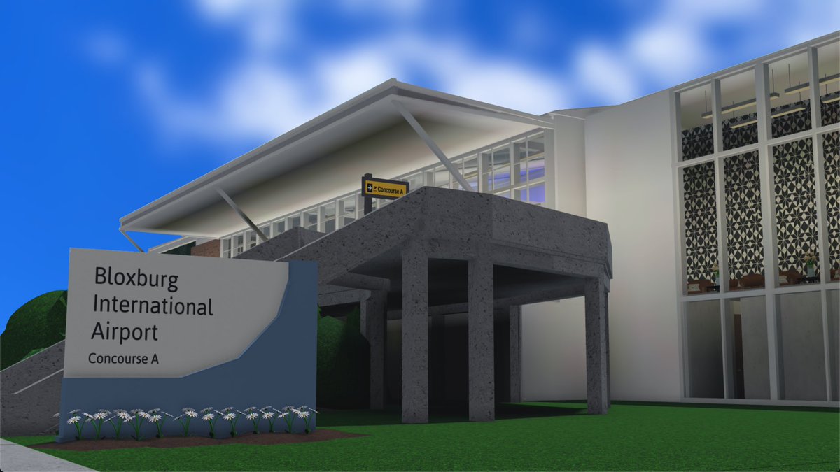 IT. IS. HERE.
After 3 months of building, I present to you the biggest airport build in Bloxburg: Bloxburg International Airport! 
3 plots, 3,000,000+, and 100%+ plot data combined
with Concourse A, ATC Tower, 2 runways, and an Airplane!
#bloxburg #bloxburgbuilds <a href="/ItsPeetahBread/">Peetah</a>