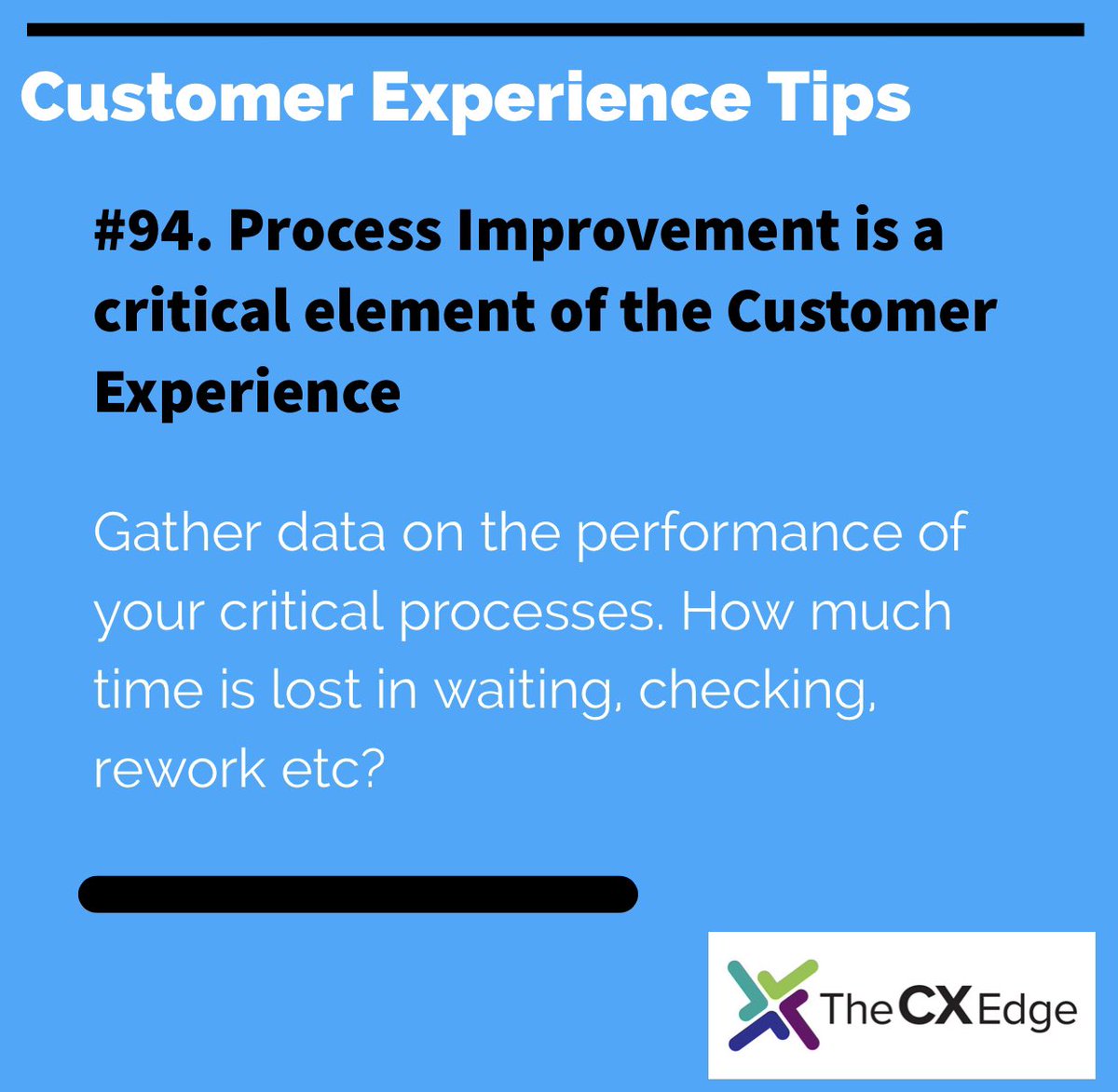 #tuesdaytips #processimprovement #customerexperience