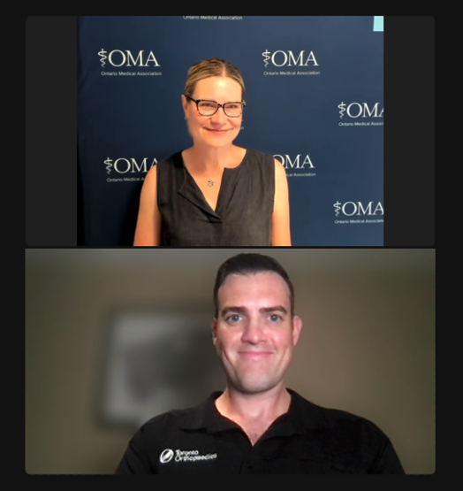 Productive meeting with Dr. Zacharias <a href="/drrosezacharias/">Dr. Rose Zacharias</a>, president of the OMA, discussing the pressing issue of #wellness within our profession. It’s great to have a leader who listens and who is also a fellow wellness advocate!

<a href="/OntariosDoctors/">Ontario Medical Association</a> 
<a href="/uoftmedicine/">Temerty Medicine</a>