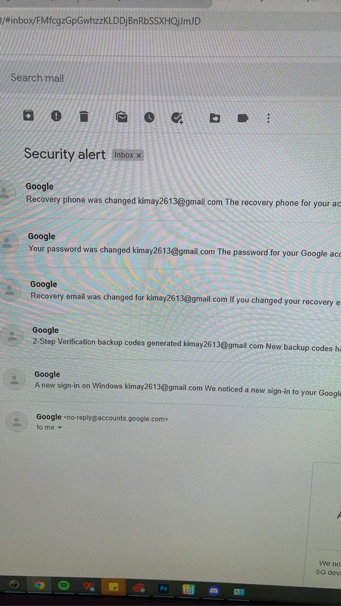 Hello <a href="/Google/">Google</a> can you help me recover my account. It's been hacked two hours ago and they logged me out from all of my devices when I was already trying to recover it. They were able to turn off the 2-step verif, change my password, and change all security infos. 😭