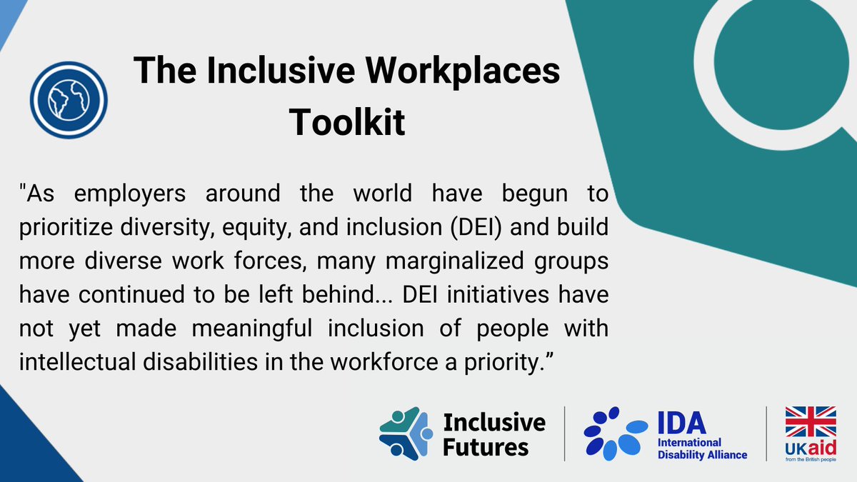 IDA_CRPD_Forum's tweet photo. How can workplaces be made more inclusive? Here are some practical tools by @InclusionIntl that can work for all people with #disabilities: https://t.co/6hPlKkGi05. @Sightsavers #IDAInclusiveWork #InclusiveFutures #SDG8 #UNCRPD https://t.co/oGZE3O1dSM