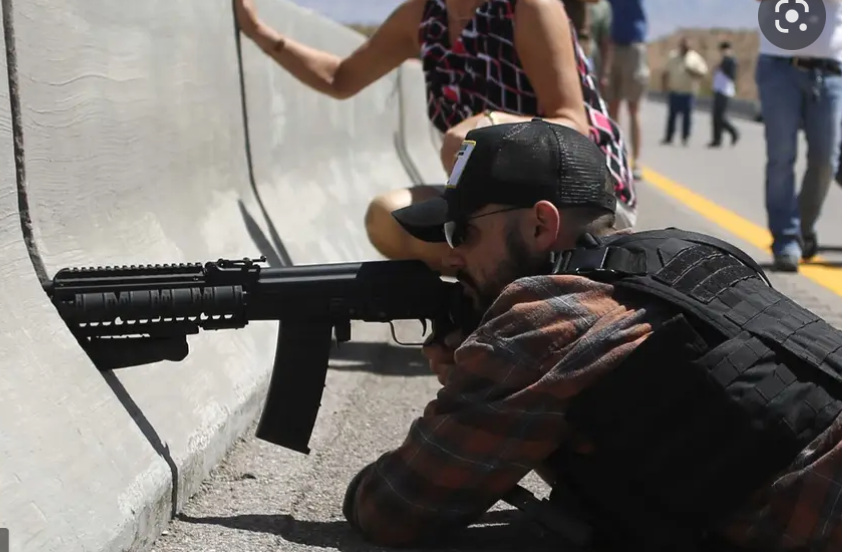 frangeladuo's tweet photo. Black people can't survive a traffic stop but these violent seditious domestic terrorists survived the Bundy Ranch standoff so they could plan &amp; execute an insurrection and stop the peaceful transfer of power #Jan6thHearings #ArrestTrumpNow https://t.co/gGFwZmWje1