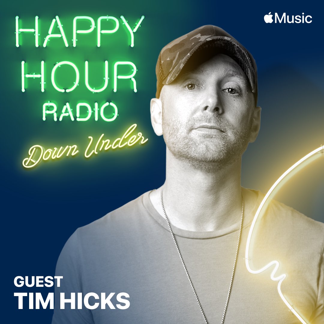 Catching up with <a href="/BradCoxOfficial/">Brad Cox</a> about my tour, new music and more on the latest episode of #HappyHourDownUnderRadio, only on <a href="/AppleMusic/">Apple Music</a>. Thanks for having me on!! Listen at apple.co/DownUnder 🎶🇦🇺  

#AppleMusic #ZeroToSixtyTour #DodgeOutofHell #WhiskeyDoes #TimHicks