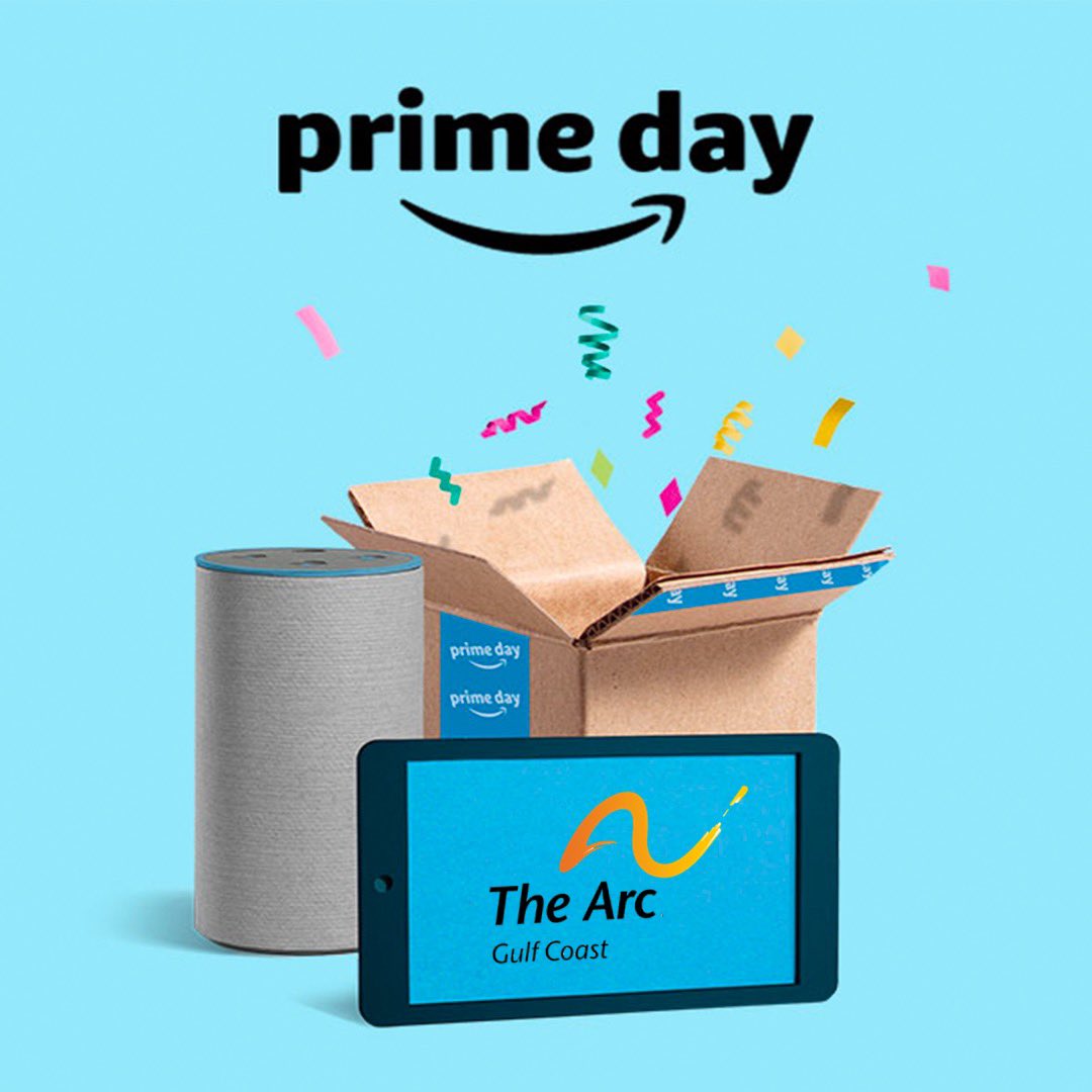 Shop this Prime Day, July 12th - July 13th, with The Arc of the Gulf Coast! Through Amazon Smiles, select us as your non-profit of choice and a percentage of your purchases will be donated back to our organization!
