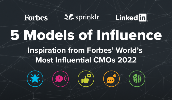 TshapeScott's tweet photo. Want to learn from the top marketers in the industry? Check out this virtual experience created by @Sprinklr to understand the 5 Models of Influence inspired by Forbes' World's Most Influential CMOs ➡️ https://t.co/FTxZbW17Z3 https://t.co/Fx10gGI6b3