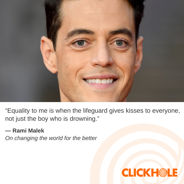 That's beautiful, Rami.