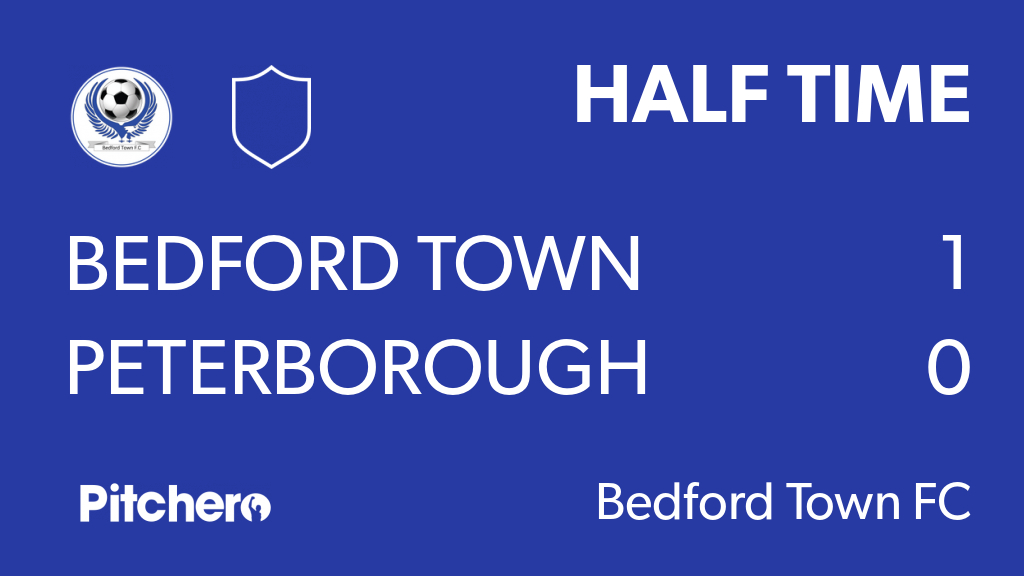 BedfordTown's tweet photo. HALF TIME: Bedford Town Football Club 1 - 0 Peterborough Sports FC
#BEDPET #Pitchero
https://t.co/Sx8rWmO3I6 https://t.co/GlHFQ87BTo