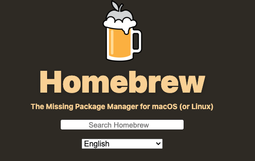 It's a "install homebrew" type of day...