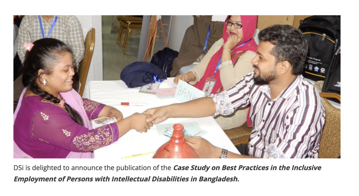 IDA_CRPD_Forum's tweet photo. 20 people were interviewed in Bangladesh to investigate barriers that persons with intellectual disabilities face in finding and retaining employment. Learn more about this case study: https://t.co/veD3YTy4wv @DSiupdate @Sightsavers #IDAInclusiveWork #InclusiveFutures https://t.co/u9hHg75DLQ