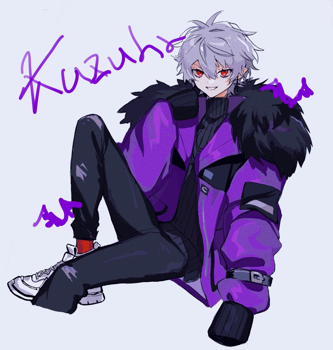 葛葉(にじさんじゲーマーズ) 「💜 #KuzuArt 」|さいなんじのイラスト