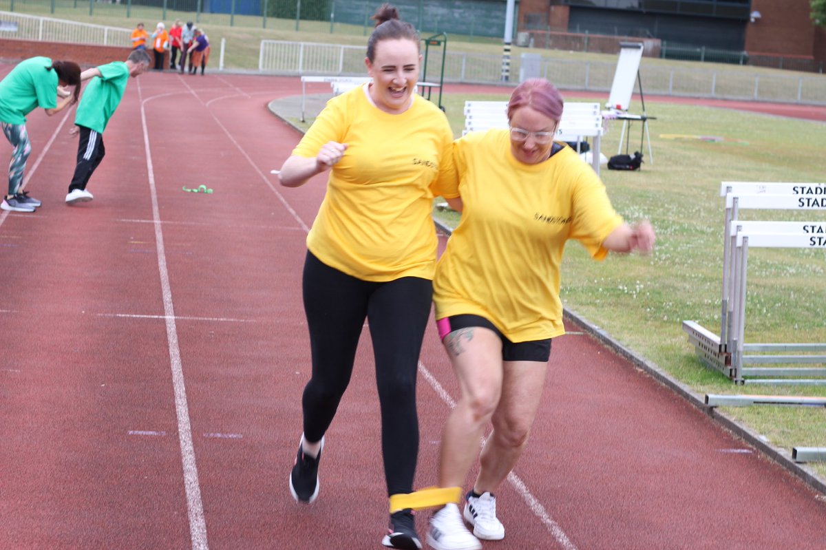 AH_Sandstones's tweet photo. Today Sandstones took part in our district Olympics with 6 other homes at the Oval in Bebington.

Residents and staff took part in various games to compete to be Olympic Champions.

Sandstones were the champions this year and came 1st Place 🥇!! @CarrieBrowne @SteveHigginsAT https://t.co/RPMbmtaz6k