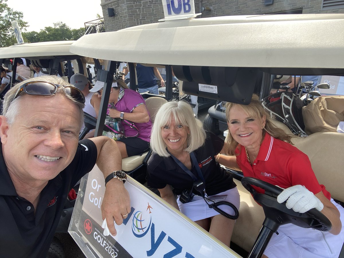 flyairstart's tweet photo. Un tournoi record!
Heureux d’avoir participé au 
Tournoi de golf annuel de la Fondation Air Canada qui a recueilli plus d’un million de $. Les fonds visent à soutenir des organismes caritatifs voués à la santé et au bien-être des enfants et des jeunes au Canada.
Bravo @AirCanada https://t.co/io2ZIwWtnB