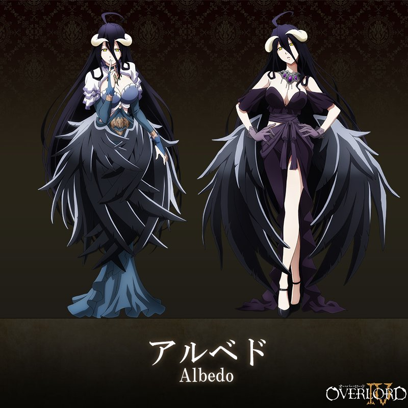 Animes In Japan 🎄 on X: INFO Design da Albedo para a 4ª temporada do  anime de Overlord.  / X