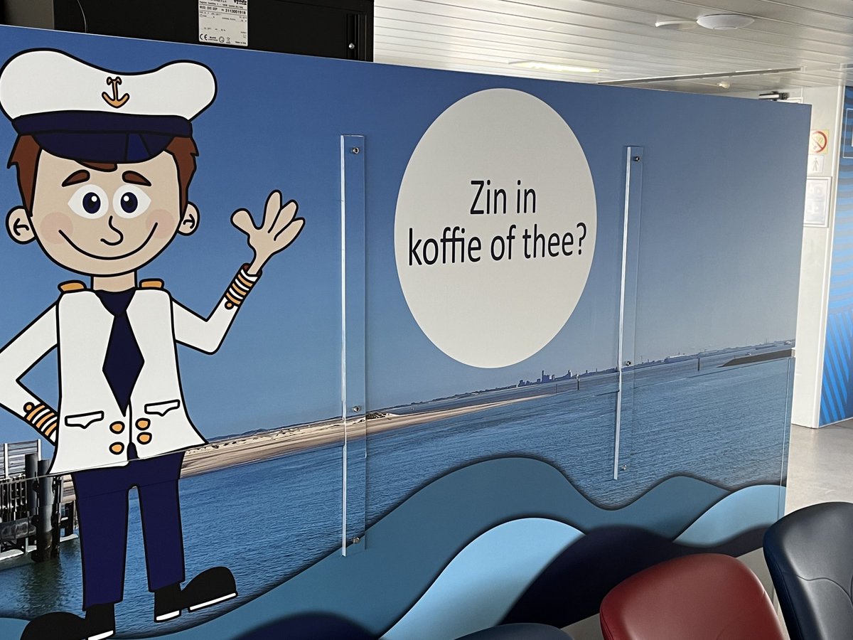 Goed nieuws! Vanaf nu kun je tijdens overvaren met #WesterscheldeFerry genieten van #koffie #thee #koek. De vaartocht tussen Breskens en Vlissingen is hiermee nog aantrekkelijker. Dank aan team ⁦v.d. Ferry en ⁦<a href="/VloetWiljan/">Wiljan Vloet</a>⁩. We kijken uit naar een mooi zomerseizoen.