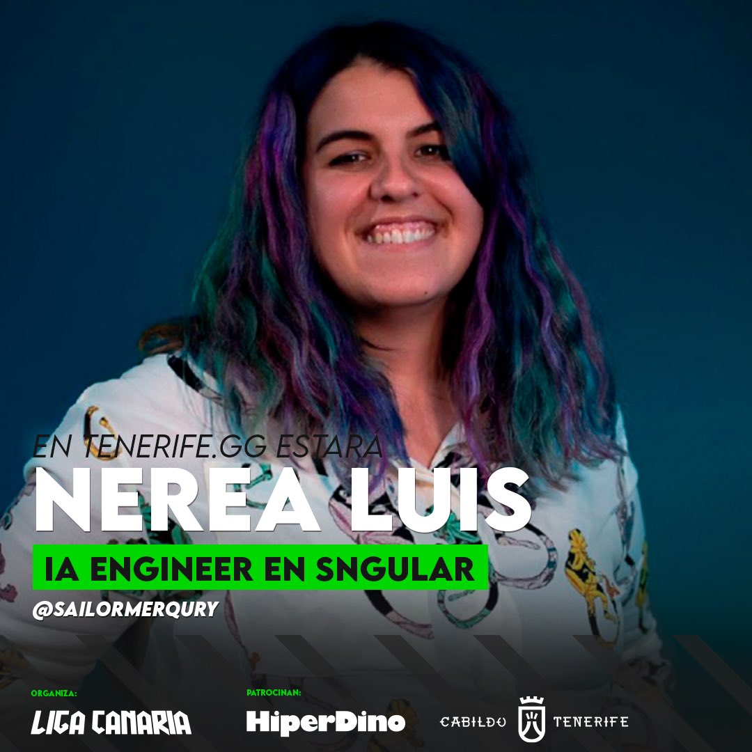 sailormerqury's tweet photo. ¡Comienza @Tenerife_GG! 🔥🔥
Mañana a las 10:30 (hora canaria) en el @Auditoriotfe inauguro el espacio #DevGG con la Keynote “Quedan menos de 365 días para la siguiente inteligencia artificial” 👀
Nos vemos por el evento 👋
@sngular https://t.co/iKkRQ2Jp6p