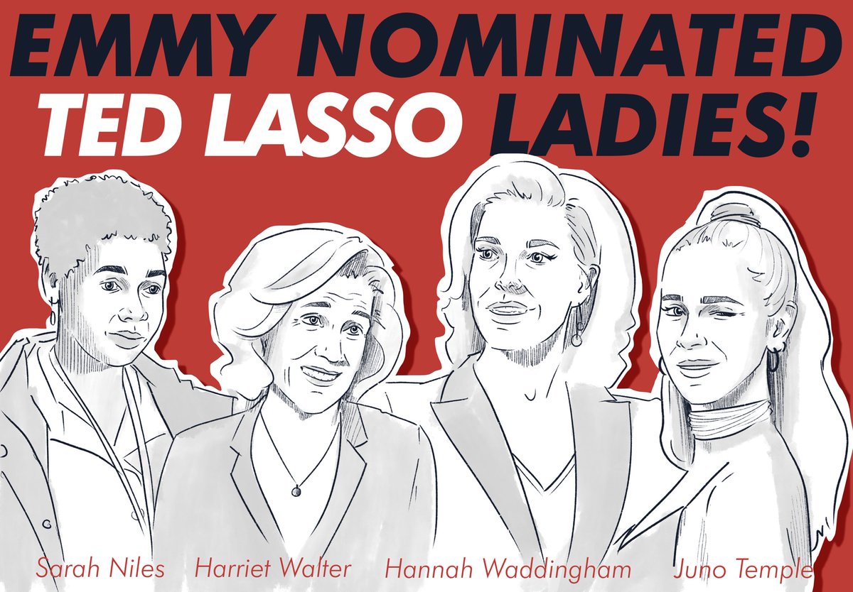 Congratulations to @hanwaddingham @JunoTemple @SarahNilestar and Dame #HarrietWalter for the more than deserved Emmy nominations for their work on #TedLasso.
#EmmyNoms #Emmys2022