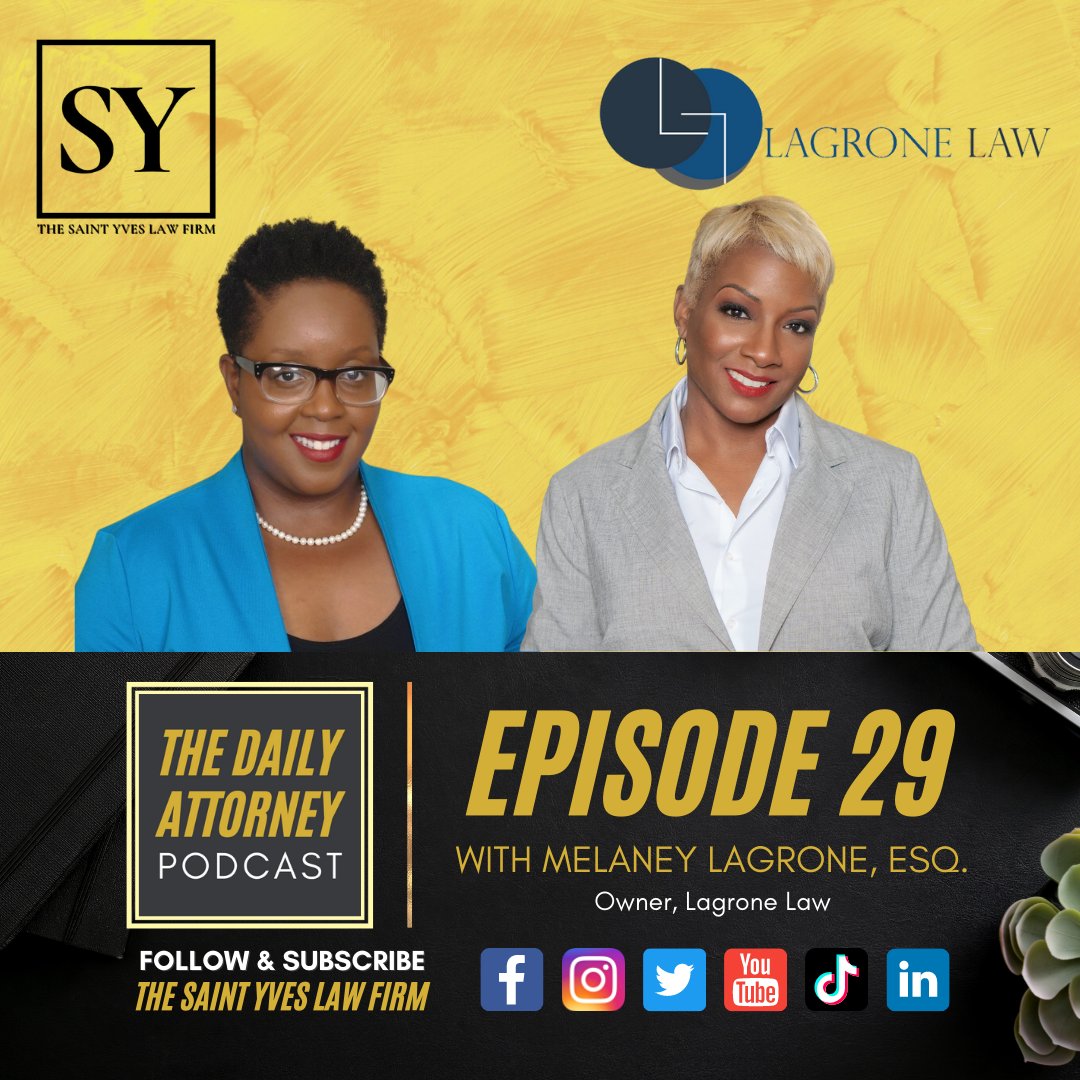 YvesFirm's tweet photo. Please join us in welcoming Melaney LaGrone, Esq. of LaGrone Law based in Georgia. As a former police officer and former prosecutor for 10 years, Melaney knows exactly how officers &amp; prosecutors work together. Tune in on July 13th at 1:30 p.m. EST! https://t.co/oajKPSCAOw