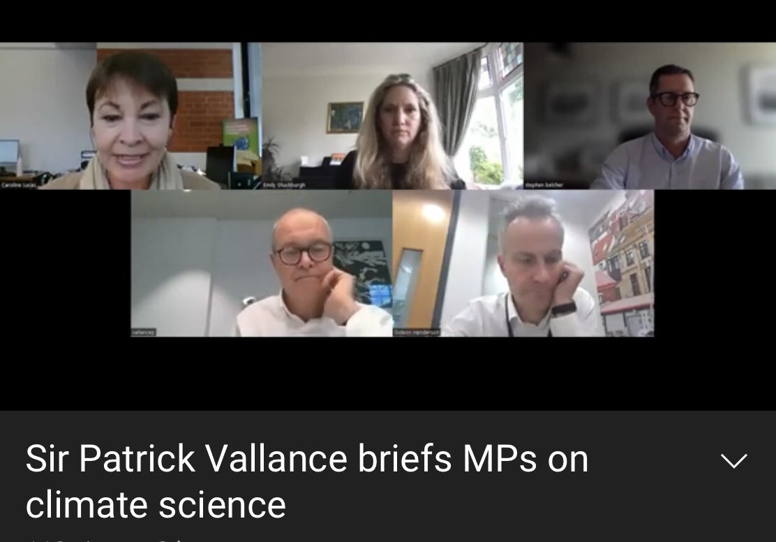The #Climate #ScienceBriefing given to UK Members of Parliament by Sir Patrick Vallance is now available for everyone to watch 🙌🏼

👉🏽 youtu.be/kXQ46R15e1c