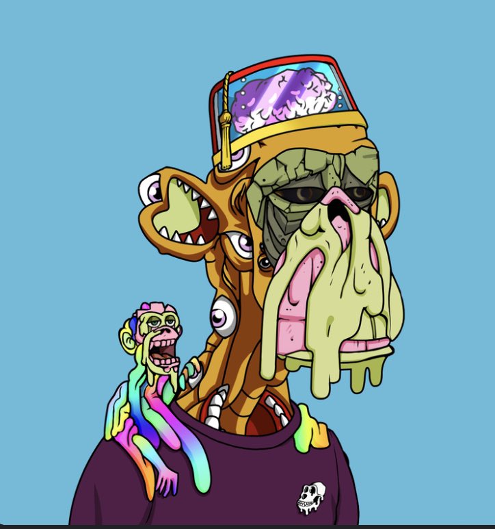 @boredjob Our 🦍 was made for this gig just look at the helper on his shoulder. Doesn’t he look like a BBQ 🍖 🍗 lover