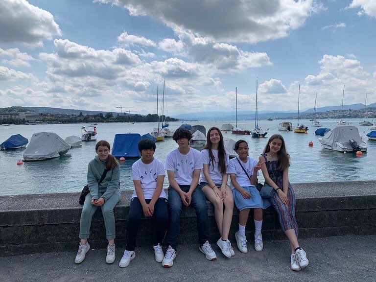 NucleoProject's tweet photo. This group spent the weekend in Zurich, helping to celebrate the 10th anniversary of @SuperarSuisse with a big concert at the Tonhalle! Thanks for having us! #NucleoNation #gopractice https://t.co/JBmIQQyKWG