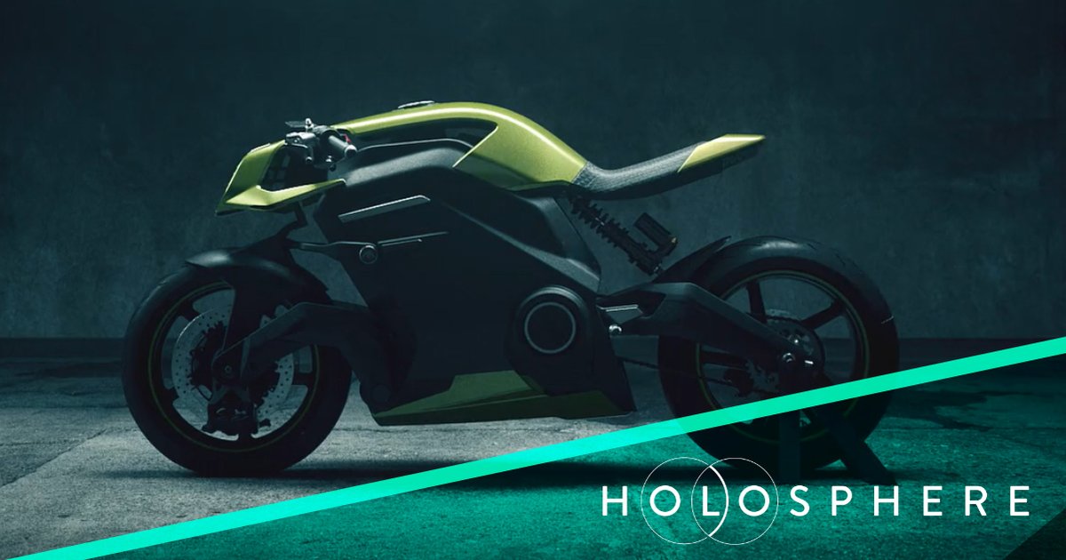 Holosphere_'s tweet photo. When ARC asked Holosphere to support the launch of its ground-breaking Vector electric bike, it was obvious we had a shared desire to use new technologies to maximum effect. #VR #AR #VirtualReality https://t.co/lYtDv1kTEa
