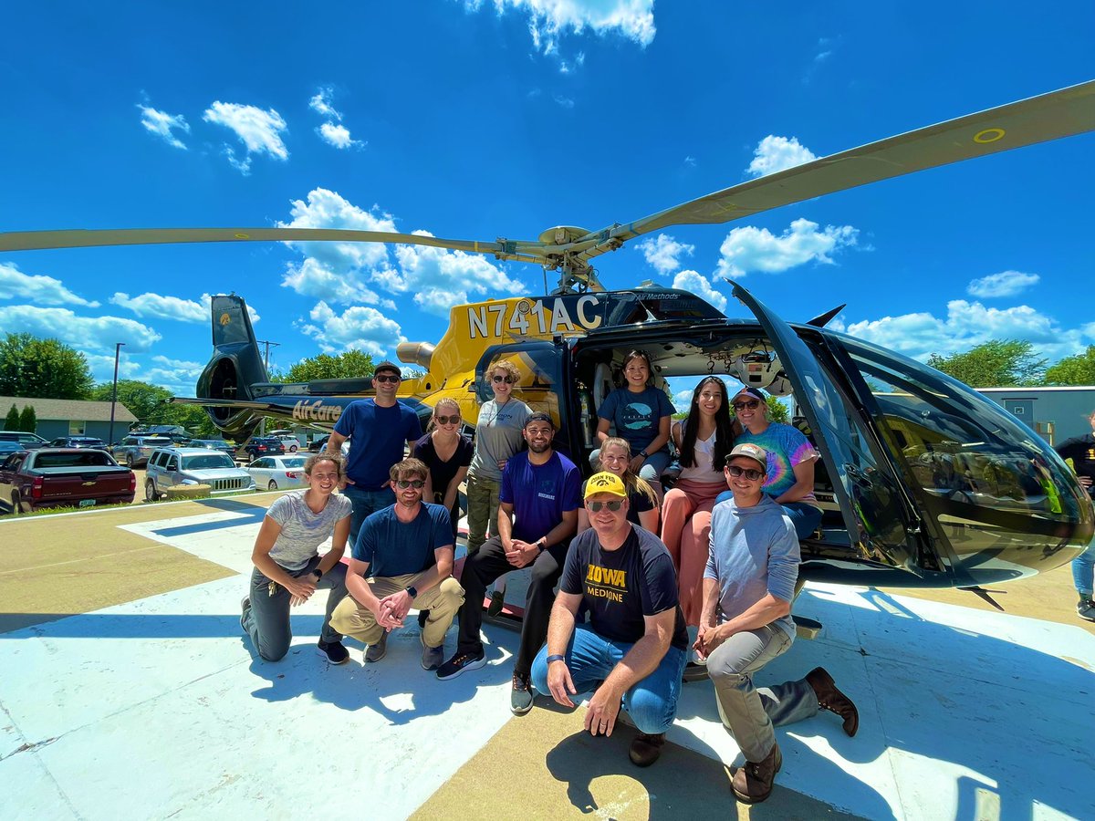 Piloting into EM intern year with <a href="/Iowa_EMS/">University of Iowa Division of EMS</a> <a href="/Iowa_EM/">University of Iowa Emergency Medicine</a> 🚁