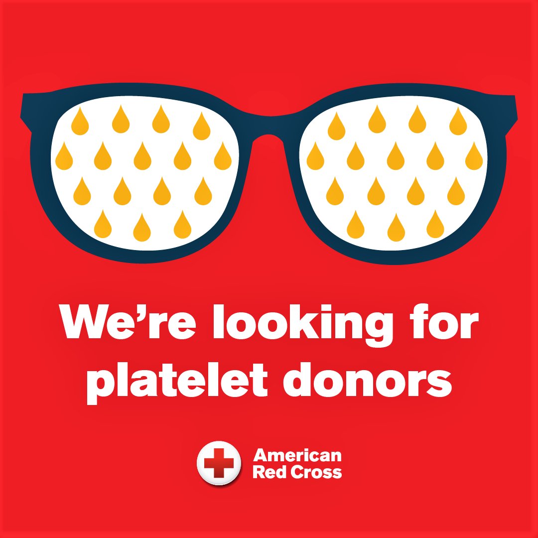 Platelets play a critical role in the treatment of cancer & other chronic diseases, as well traumatic injuries. Every 15 seconds, someone needs platelets. But to meet this need, we need more donors to step up ASAP: rcblood.org/platelet