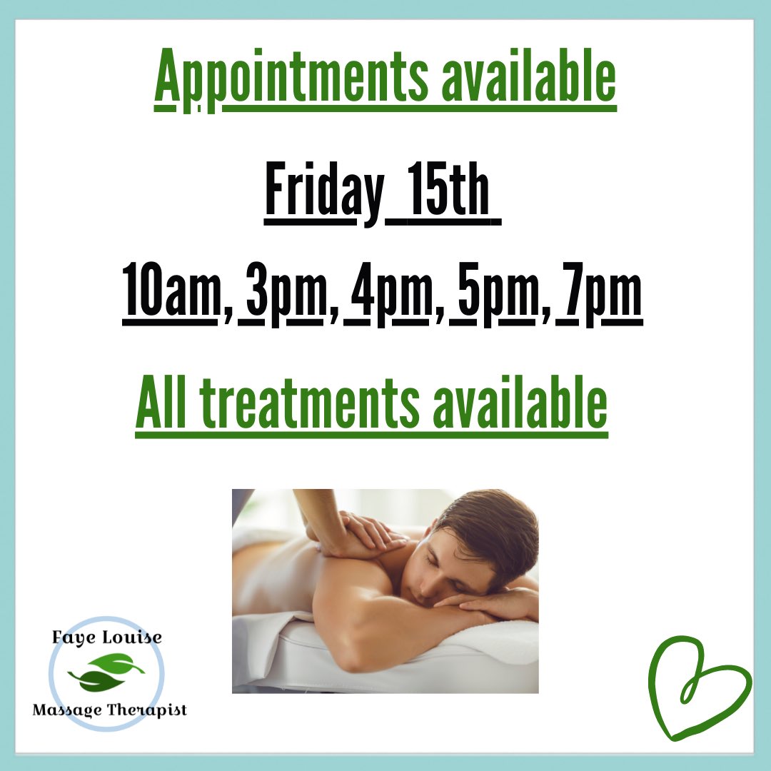 Faye Louise Massage Therapist (@fayetherapist) on Twitter photo 