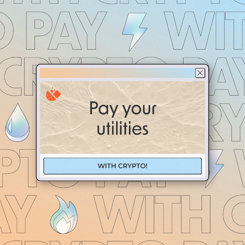 spritzfinance's tweet photo. Looking for an easy way to pay IRL bills directly through your crypto wallet? Meet Spritz🍹