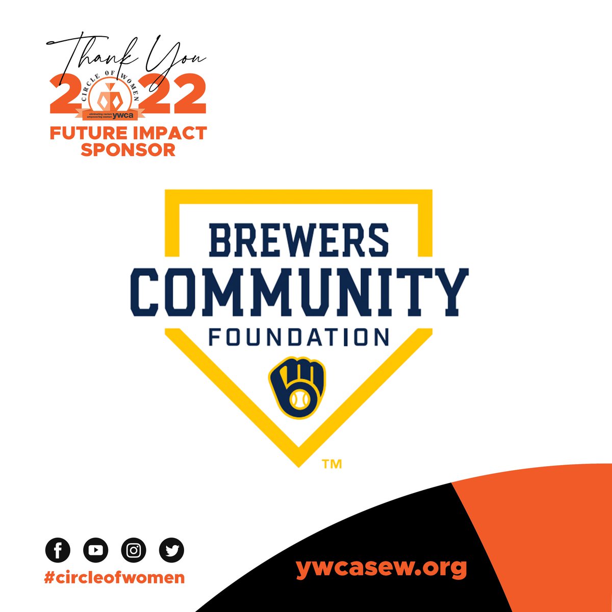 YWCA Southeast Wisconsin (@ywcasew) on Twitter photo A huge thank you to the <a href="/Brewers/">Milwaukee Brewers</a> Community Foundation for sponsoring Circle of Women at the Future Impact Sponsor level! You demonstrate every day how you show up to transform women’s lives. Learn more at mlb.com/brewers/founda… A huge thank you to the <a href="/Brewers/">Milwaukee Brewers</a> Community Foundation for sponsoring Circle of Women at the Future Impact Sponsor level! You demonstrate every day how you show up to transform women’s lives. Learn more at mlb.com/brewers/founda…