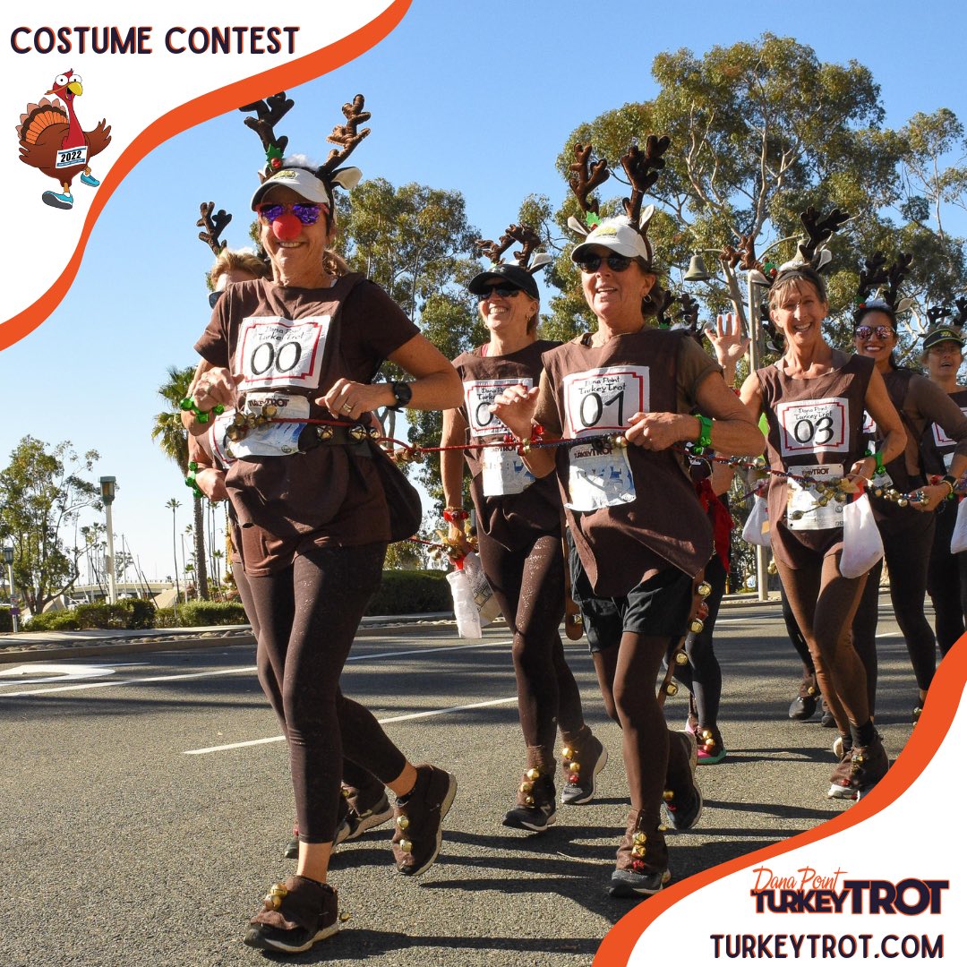 TurkeyTrot's tweet photo. One of our favorite things is seeing our trotters in their costumes!
⠀
#DYK we hold a Costume Contest at the Start/Finish line? We giveaway prizes for Best Kid, Adult, and Group Costume 🏆
⠀
We can’t wait to see your costumes this year! https://t.co/GlANnDi6mo https://t.co/EfXUAfBmhS