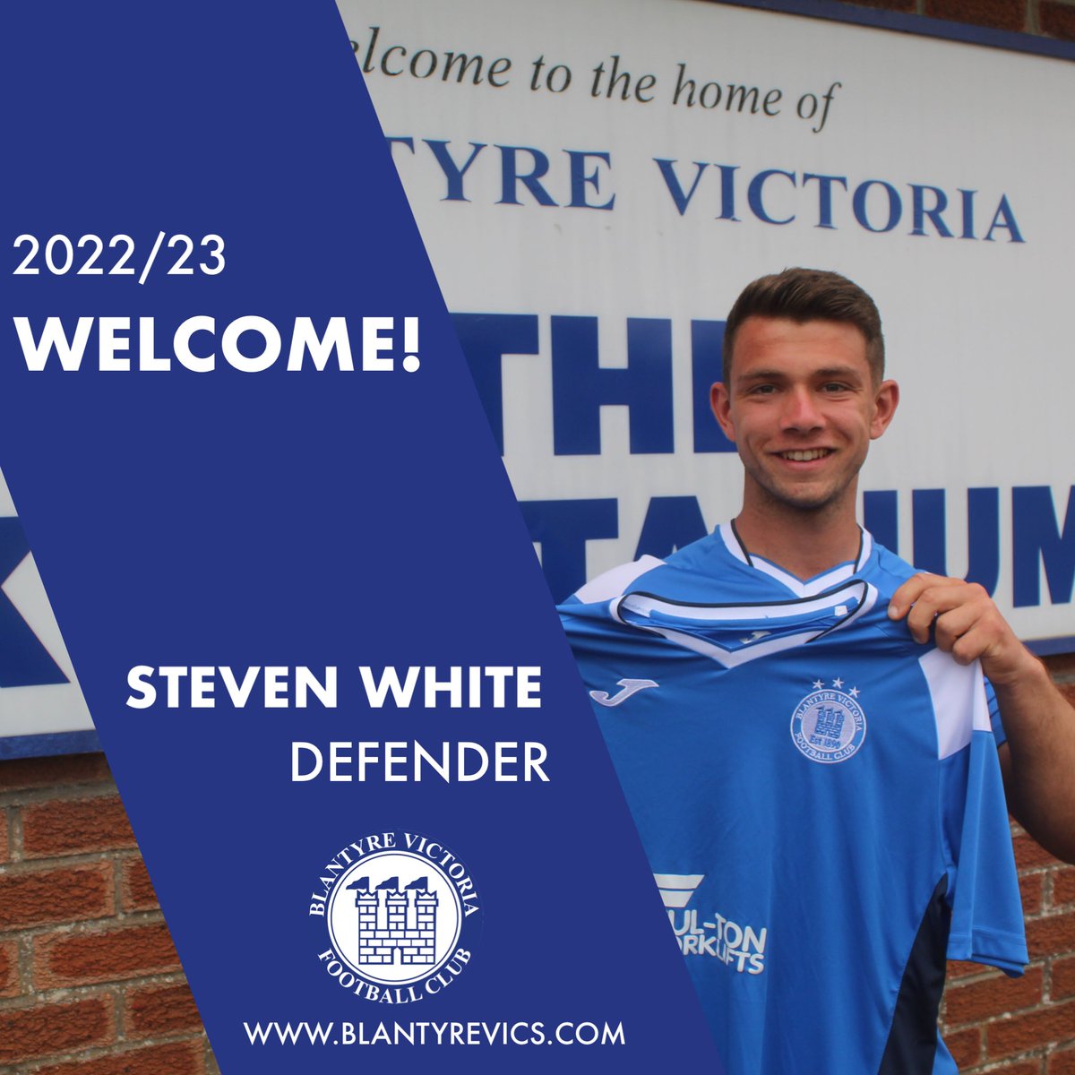 BVFC1890's tweet photo. ππ¦π§ππ©ππ‘ πͺπππ§ππ
Former EK Thistle full-back Steven White has signed for the Vics for the 2022/23 season #Vics2023π΅βͺοΈπ΅ https://t.co/uJilSkuNQc
