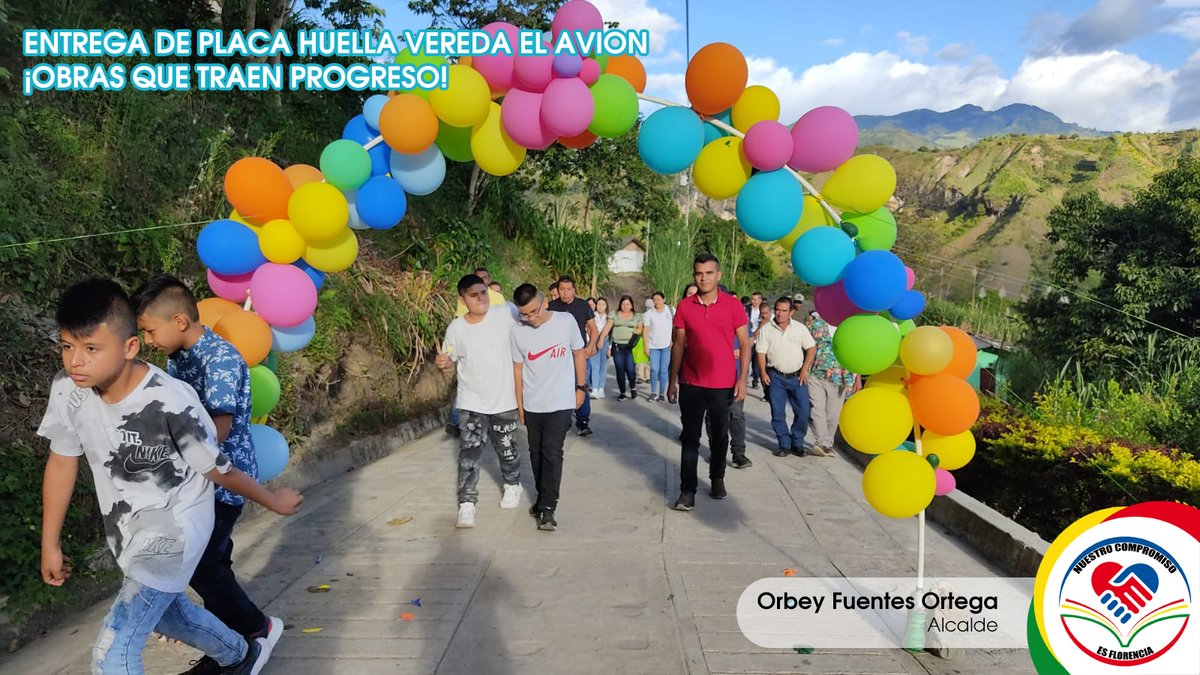 Entregamos placa huella de 650 metros a comunidad de la vereda El Avión. 
florencia-cauca.gov.co/noticias/entre…