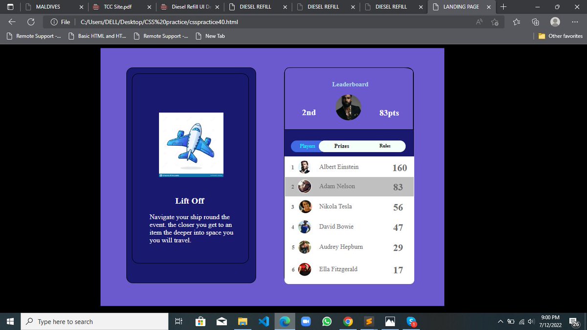 femi_dumelo's tweet photo. Salah Break FreeStyles | CSS
CSS & Stylings from lectures by
@BabalolaJames1
#Freestyle1
#Freestyle2
Checkout screenshots!
#programming
#webdevelopment
#CSS https://t.co/pKwsGt0oPL