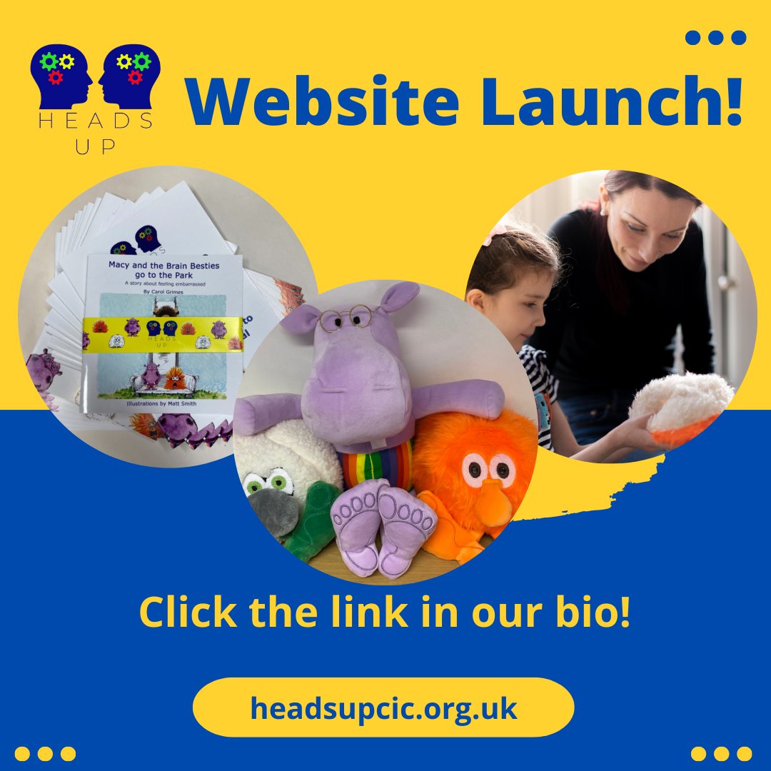 🥳After months of hard work, we have finally launched our new website showcasing our new products to support emotional wellness in children. 
Visit us at headsupcic.org.uk

Thanks <a href="/jackdawweb/">Jackdaw Web Design</a> for the fantastic website.
#childrensmentalhealth #emotionalliteracy #BrainBesties