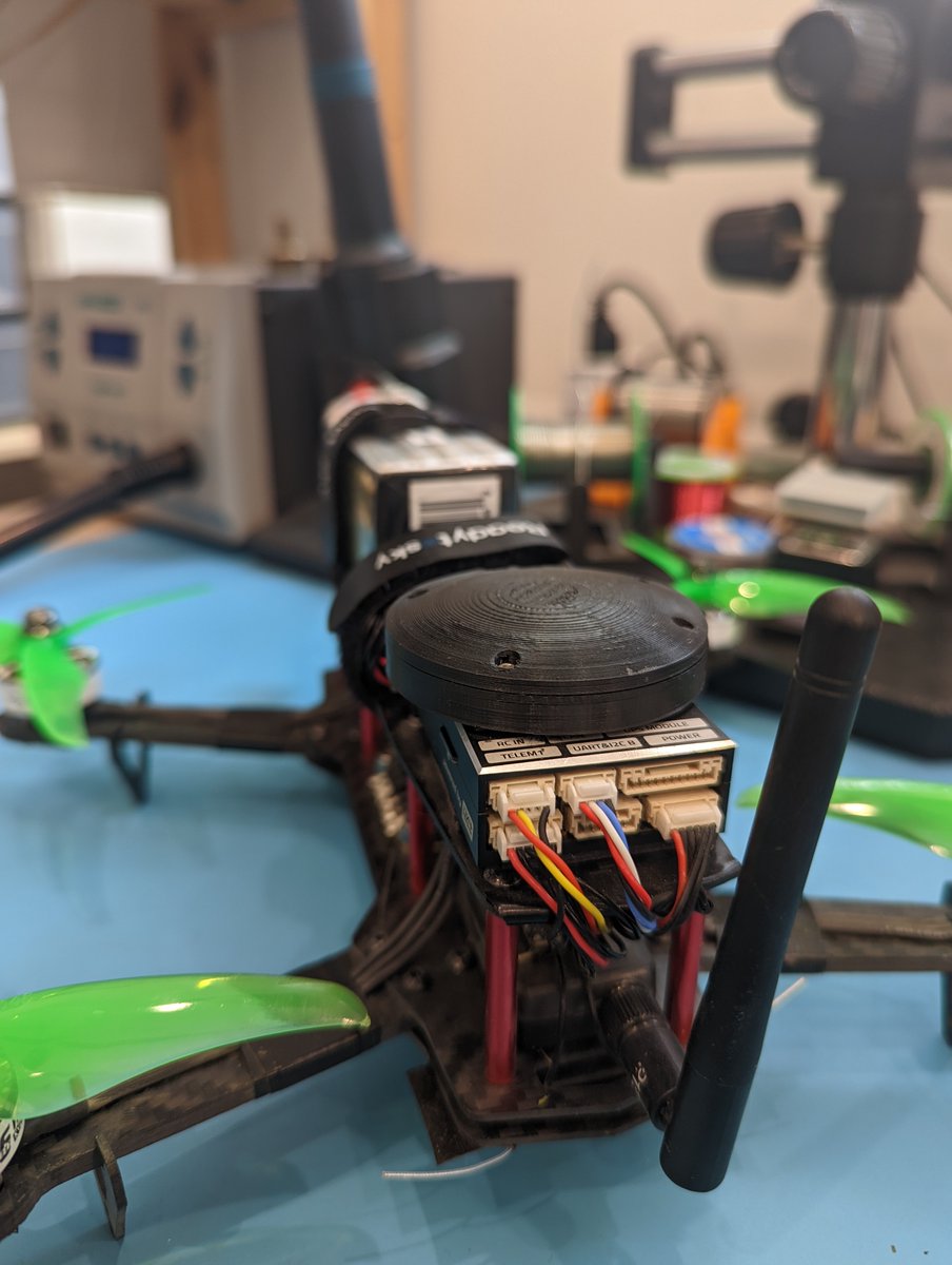 alexklimaj's tweet photo. It may not look like much, but this quadcopter is flying with everything running on CAN on @PX4Autopilot. The ARK GPS, ARK Flow, and ARK CANnode are all connected to a single CAN bus.
https://t.co/1D00d9PM04
#px4 #dronecan #uavcan #pixhawk #drones #opensource #canbus https://t.co/dAVZ1ClnYR