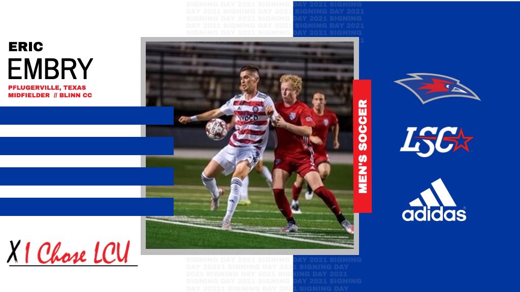 LCUMensSoccer's tweet image. 🚨Player Announcement🚨

Name: Eric Embry    
Nationality: American 🇺🇸
HS/Club: Blinn CC
Class: Junior 
Position: Midfielder 
#TGBTG #Family #Fall22 #806