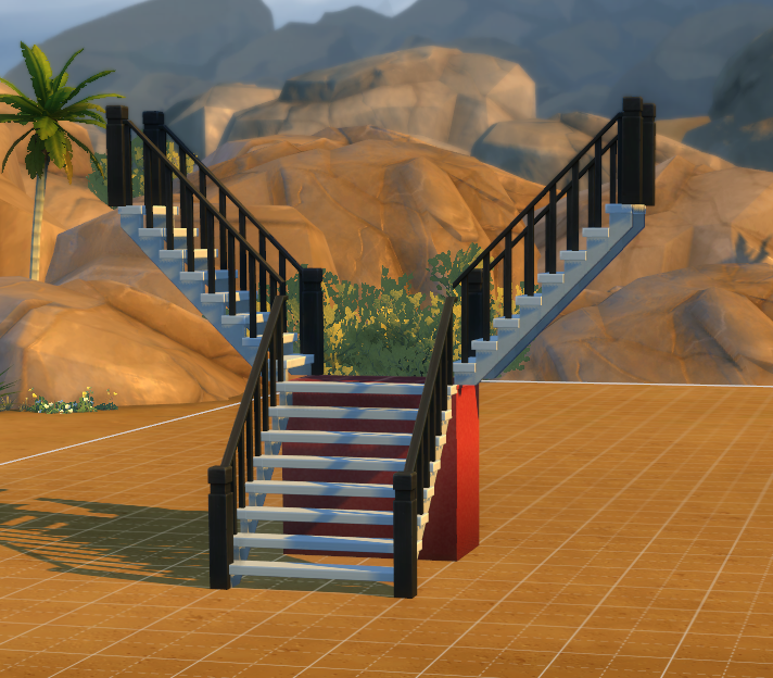 ellabellab0's tweet photo. @ElderJymm @TheHenfordHen @TheSims If you use a platform for the middle landing you can make it without the railing in the middle of the stairs. it does require that you fiddle a bit with the higth of the platform to get it just right tho... but I wish they would update it too... https://t.co/ek79X4W2pr