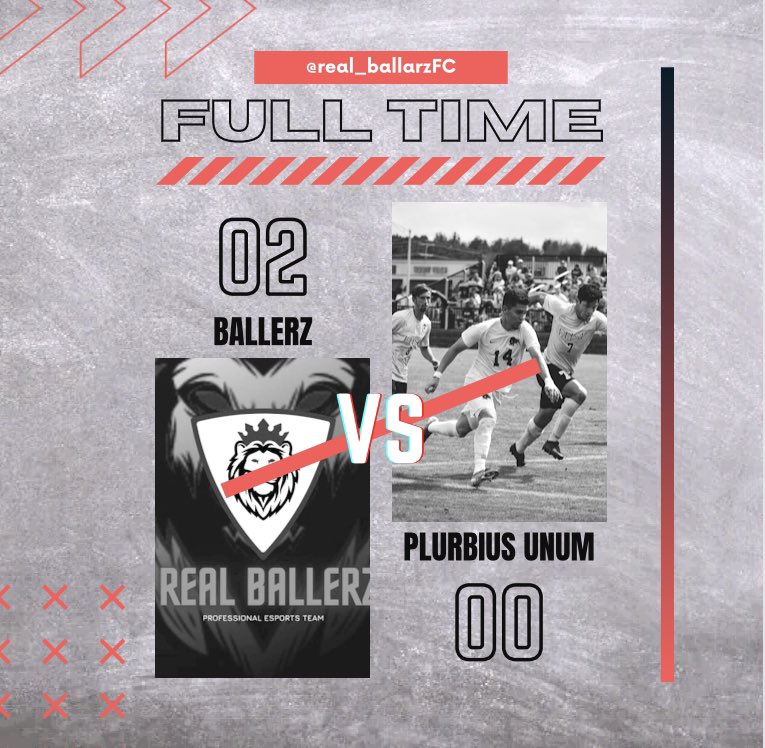 Real_Ballarz's tweet photo. 2-0 win against Unum👊💪🏼 https://t.co/Jha6QaNGwm