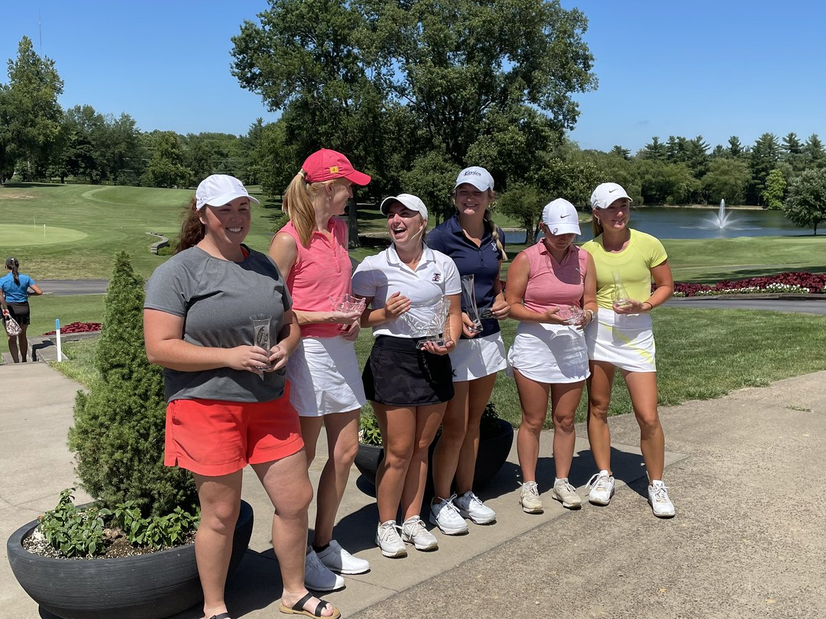 aaronhancock14's tweet image. North grad &amp;amp; U-Indy senior-to-be, Katelyn Skinner, wins the Evansville Women’s City Golf Tournament!

Skinner shot a 5-under 67 today to get the win by 3 strokes over her former @NorthGirlsGolf teammate Abby Whittington!
Skinner finished the tournament -9. 
Whittington 2nd at -6.