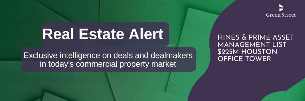 GreenStreet_CRE's tweet photo. A Hines JV is shopping a downtown Houston skyscraper that is one-third vacant, setting the stage for the city’s largest trade since the pandemic. The Class-A tower totals 698,000 sf. Bids are expected to come in at $225M.

Read more in #RealEstateAlert: https://t.co/RV1XGyIKu5. https://t.co/0W4OLrUYk0