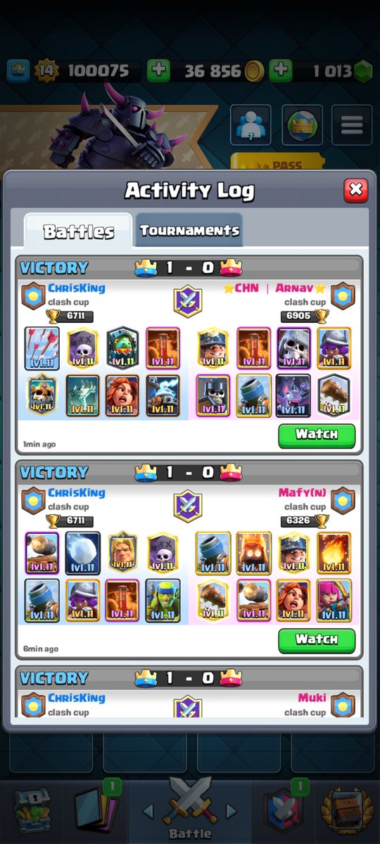 itsmeChris50's tweet image. Swept KOH in @ClashCupCR  with @ExAnimo_Germany 

Pretty Easy Day Today