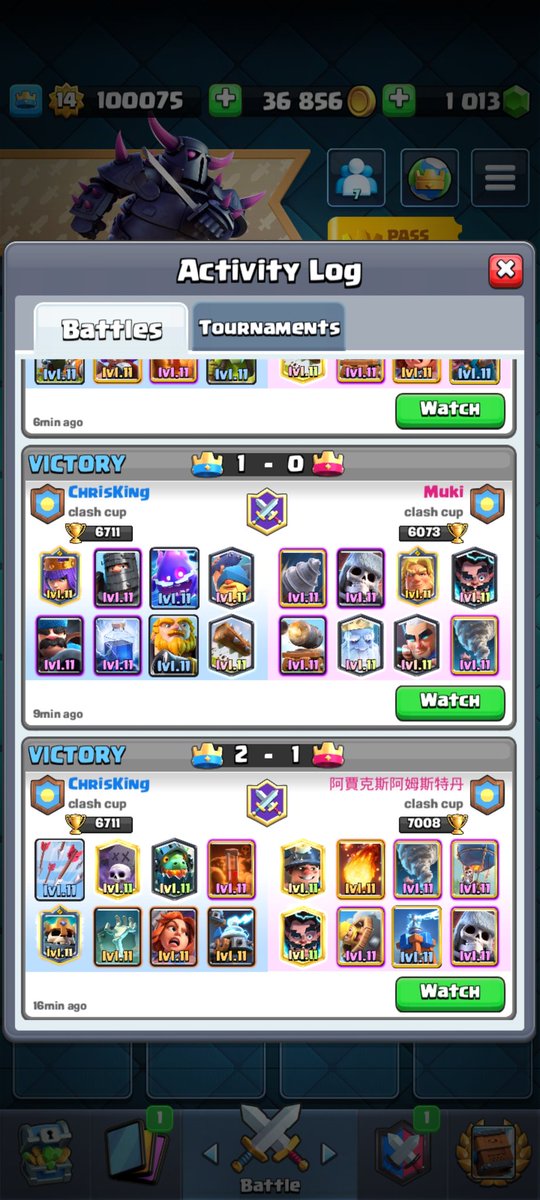 itsmeChris50's tweet image. Swept KOH in @ClashCupCR  with @ExAnimo_Germany 

Pretty Easy Day Today