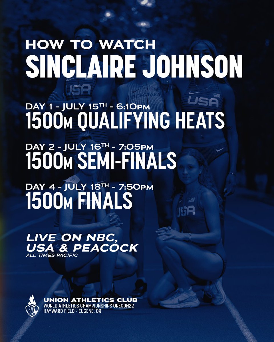 UAC vs. The World
Sinclaire Johnson - 1500m