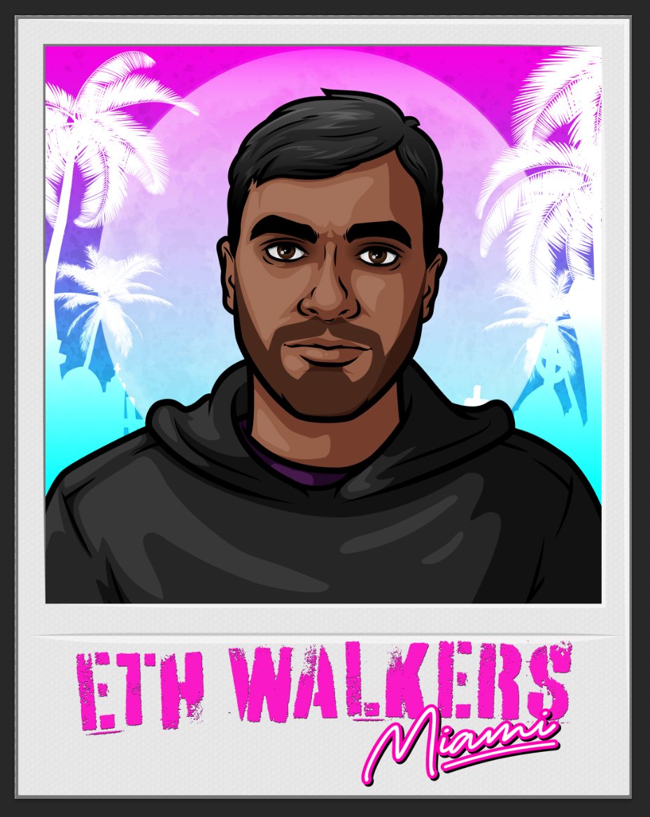 nugg_doctor's tweet photo. Our last 1:1 for @eth_walkers Miami is @Zeneca_33, one of the most genuine people in this space. We're thrilled to have him in our game!

Will he play poker at the Coral Palace Casino? Hit up South Beach? Slay zombies at FTX Arena?

🙏to be part of the @ZenAcademy_ community!💜🔮 https://t.co/2TJVSk5Pep