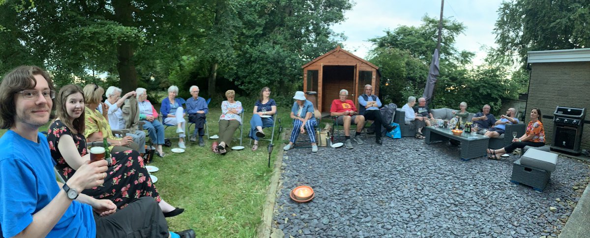 Lovely evening for a BBQ to give thanks for our sacristy, home communion and Sunday serving teams ⁦<a href="/stmaryswhitkirk/">St. Mary's Church, Whitkirk</a>⁩ ⁦<a href="/LeedsCofE/">Diocese of Leeds</a>⁩ ⁦@TheDerpJames⁩ ⁦@GamingEmilia⁩ ⁦<a href="/pickerlilli/">Lynne Pickersgill</a>⁩ ⁦<a href="/DavidWaddingto5/">David Waddington</a>⁩ ⁦<a href="/vpeat1549/">Victoria Peat</a>⁩