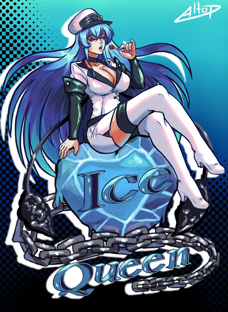 Yu Arisato on X: Esdeath 💙 Anime: Akame ga Kill! / X