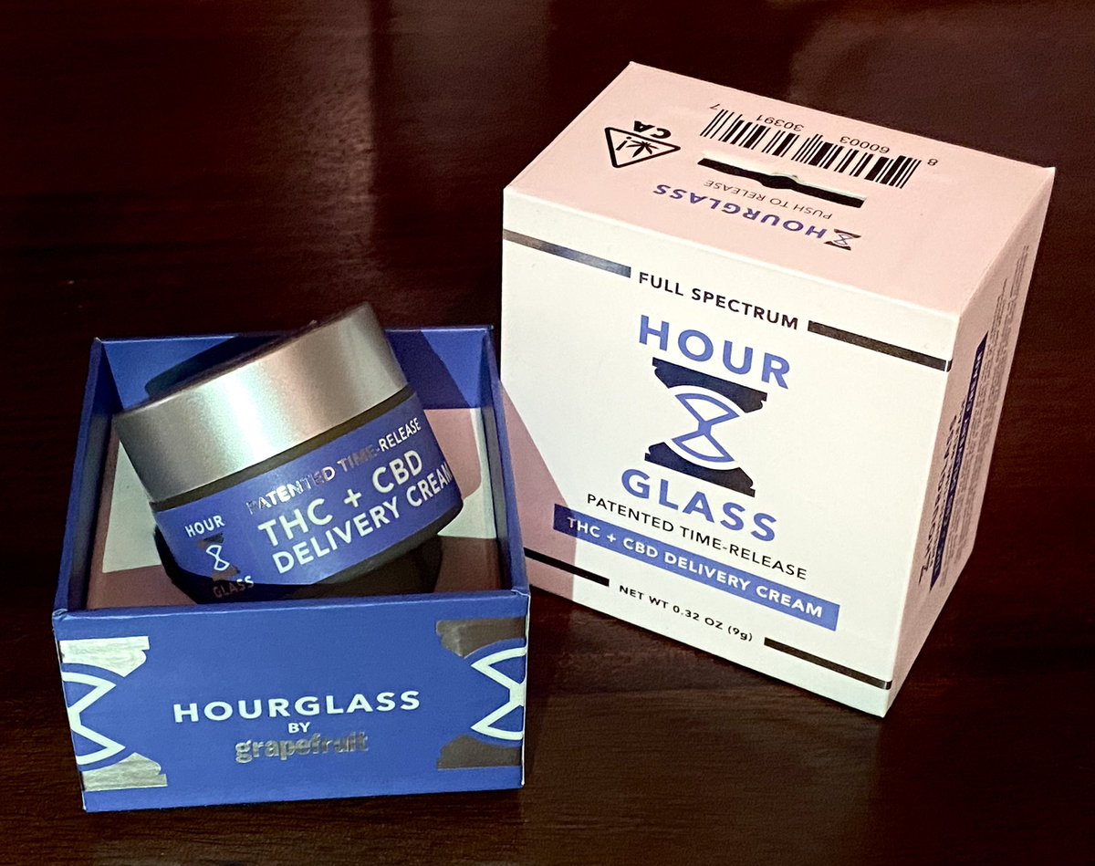 grapefruitusa's tweet photo. With patented technology Hourglass topical cream enhances skin penetration delivering sustained and focused relief over time. Order it now (link in bio) or through @blitzdirectla $GPFT #gpft https://t.co/UCdDiP24oy